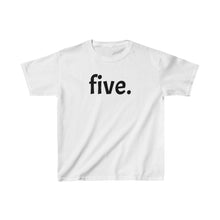 Load image into Gallery viewer, Fifth Birthday Kids Tee