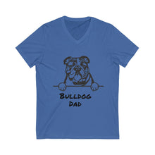 Load image into Gallery viewer, Bulldog Dad V-Neck Tee