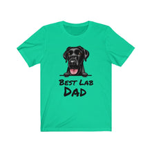 Load image into Gallery viewer, Best Lab Dad Jersey Tee