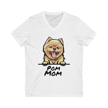 Load image into Gallery viewer, Pom Mom V-Neck Tee