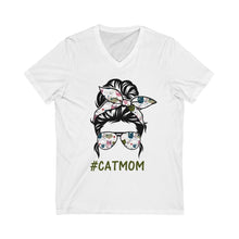 Load image into Gallery viewer, Cat Mom V-Neck Tee