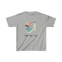 Load image into Gallery viewer, Save the Sea Shells Kids Tee