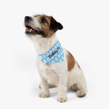 Load image into Gallery viewer, Birthday Boy Blue Paws Bandana