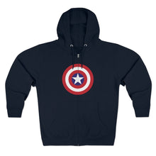Load image into Gallery viewer, Captain America Unisex Full Zip Hoodie