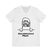 Load image into Gallery viewer, Goldendoodle Mom V-Neck Tee