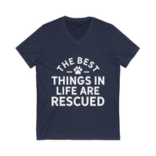 Load image into Gallery viewer, Rescue Dogs V-Neck Tee