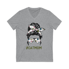 Load image into Gallery viewer, Cat Mom V-Neck Tee