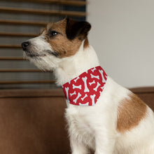 Load image into Gallery viewer, Red Bones Dog Bandana