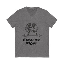 Load image into Gallery viewer, Cavalier Mom V-Neck Tee