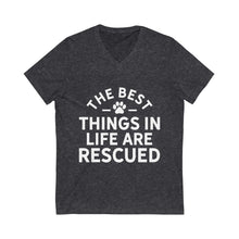 Load image into Gallery viewer, Rescue Dogs V-Neck Tee