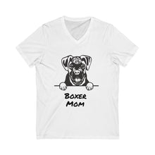 Load image into Gallery viewer, Boxer Mom V-Neck Tee