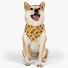 Load image into Gallery viewer, Brown Paws Bandana