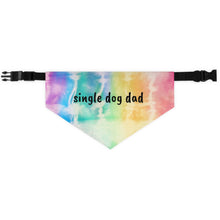 Load image into Gallery viewer, Single Dog Dad Tie Die Bandana