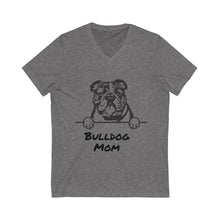 Load image into Gallery viewer, Bulldog Mom V-Neck Tee