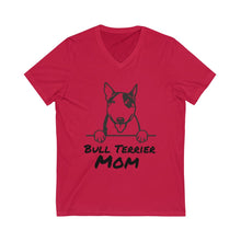 Load image into Gallery viewer, Bull Terrier Mom V-Neck Tee