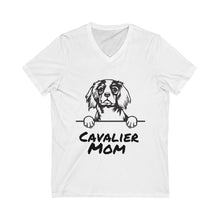 Load image into Gallery viewer, Cavalier Mom V-Neck Tee