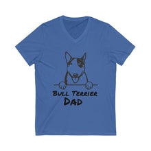 Load image into Gallery viewer, Bull Terrier Dad V-Neck Tee