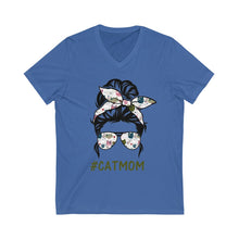 Load image into Gallery viewer, Cat Mom V-Neck Tee