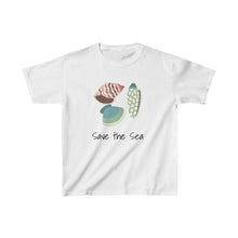 Load image into Gallery viewer, Save the Sea Shells Kids Tee