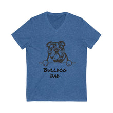 Load image into Gallery viewer, Bulldog Dad V-Neck Tee