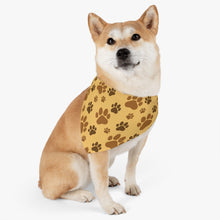 Load image into Gallery viewer, Brown Paws Bandana
