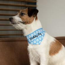 Load image into Gallery viewer, Birthday Boy Blue Paws Bandana