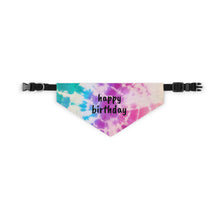 Load image into Gallery viewer, Happy Birthday Tie Dye Bandana