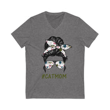 Load image into Gallery viewer, Cat Mom V-Neck Tee