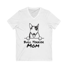 Load image into Gallery viewer, Bull Terrier Mom V-Neck Tee