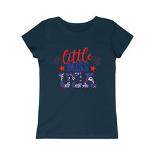 Load image into Gallery viewer, Little Miss USA Girls Princess Tee