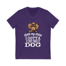 Load image into Gallery viewer, Pet a Dog V-Neck Tee
