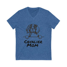 Load image into Gallery viewer, Cavalier Mom V-Neck Tee