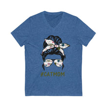 Load image into Gallery viewer, Cat Mom V-Neck Tee