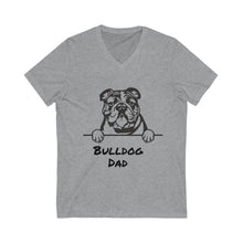 Load image into Gallery viewer, Bulldog Dad V-Neck Tee