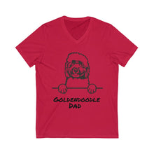Load image into Gallery viewer, Goldendoodle Dad V-Neck Tee