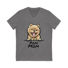 Load image into Gallery viewer, Pom Mom V-Neck Tee
