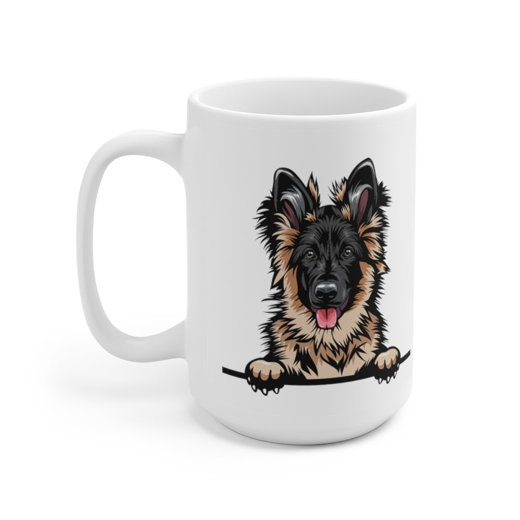 Drink My Coffee German Shepherd Mug