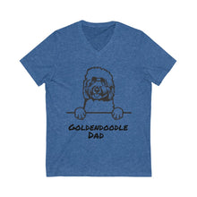 Load image into Gallery viewer, Goldendoodle Dad V-Neck Tee
