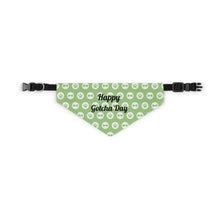 Load image into Gallery viewer, Happy Gotcha Day Green Paws Bandana
