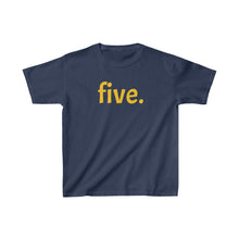 Load image into Gallery viewer, Fifth Birthday Kids Tee
