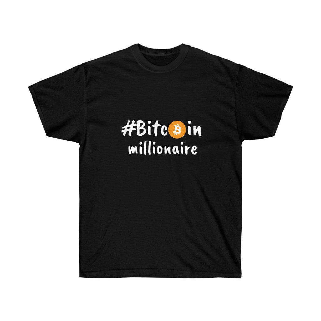 #Bitcoinmillionaire Crew Neck Tee