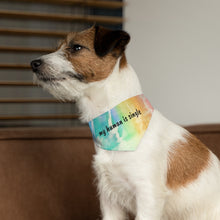 Load image into Gallery viewer, My Human Is Single Tie Die Bandana
