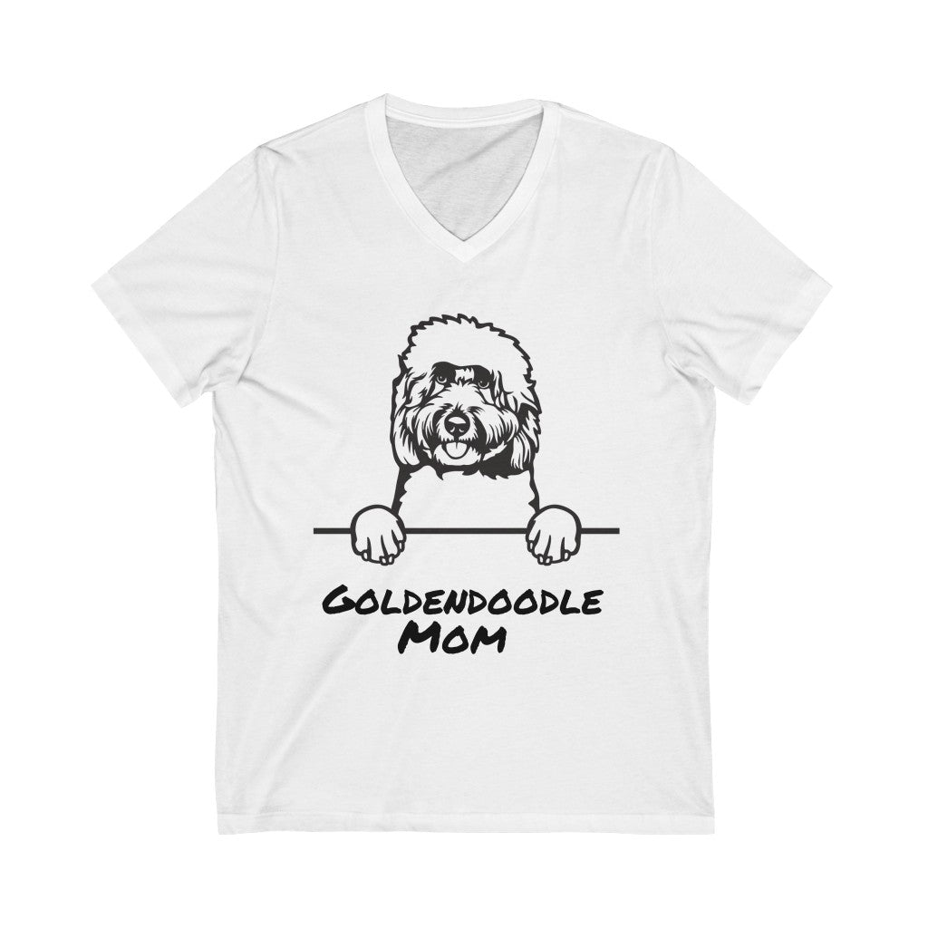 Goldendoodle Mom V-Neck Tee
