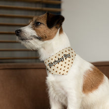 Load image into Gallery viewer, Birthday Boy Cream Hearts Bandana
