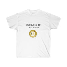 Load image into Gallery viewer, DogeCoin to the Moon Crew Neck Tee
