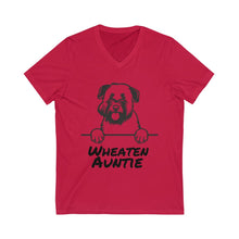 Load image into Gallery viewer, Wheaten Auntie V-Neck Tee
