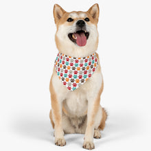 Load image into Gallery viewer, Colorful Paws Bandana
