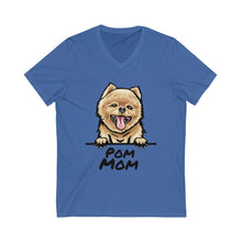 Load image into Gallery viewer, Pom Mom V-Neck Tee
