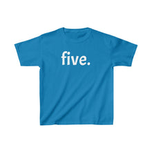 Load image into Gallery viewer, Fifth Birthday Kids Tee
