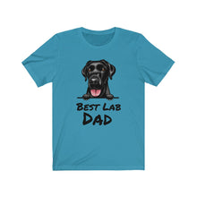 Load image into Gallery viewer, Best Lab Dad Jersey Tee
